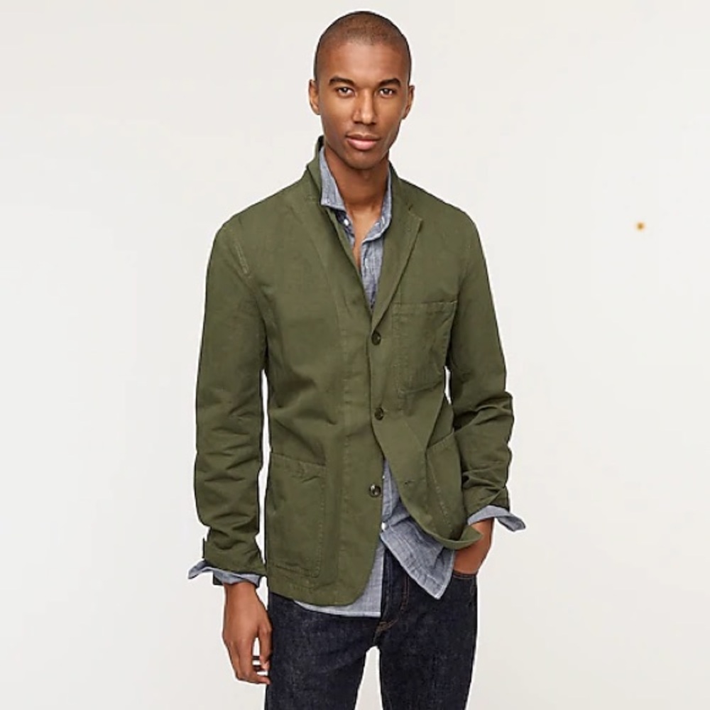 J Crew Wallace and Barnes Slim chore blazer